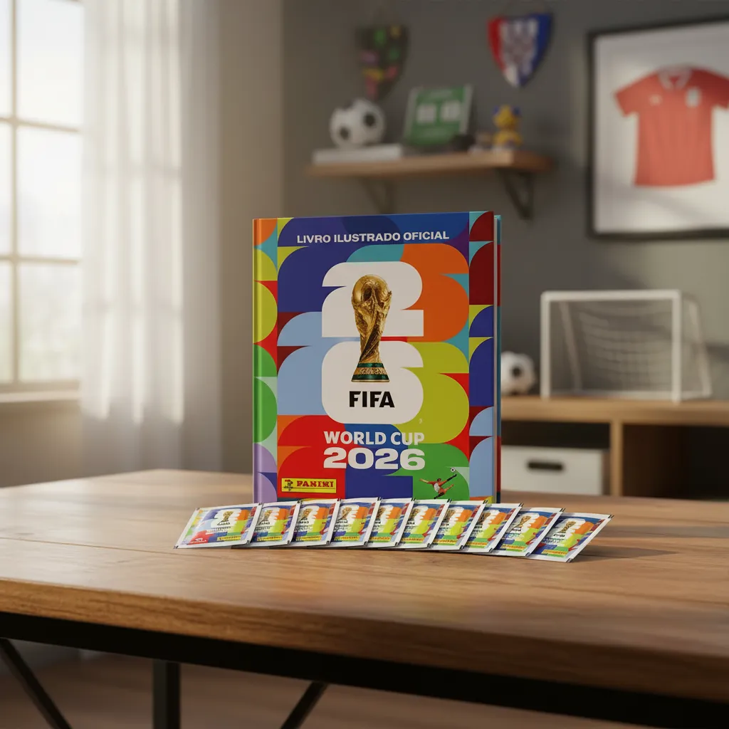 Álbum Oficial Copa Do Mundo 2026 Brochura + 350 Figurinhas